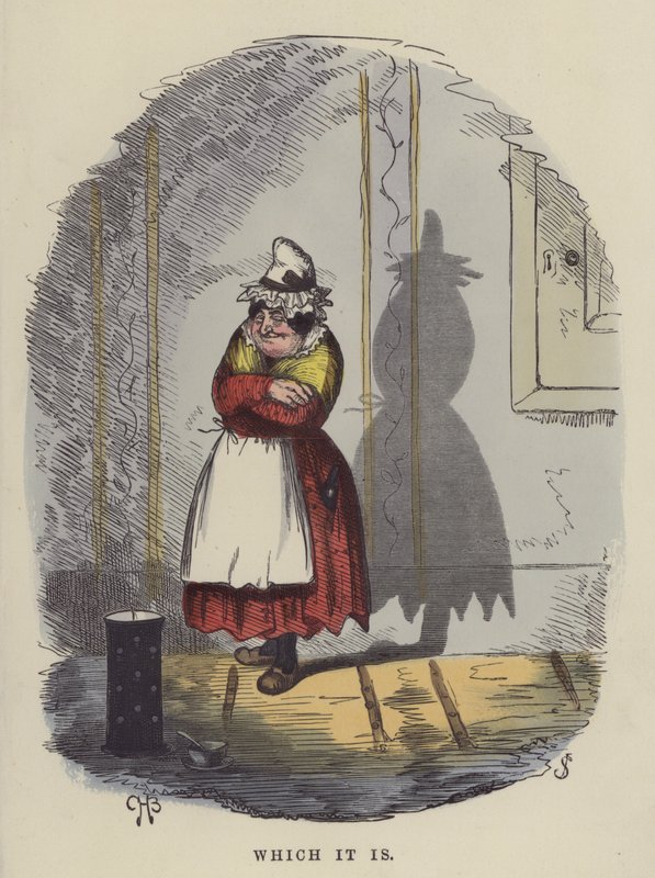 Welke Het Is (gekleurde gravure) door Charles Henry Bennett