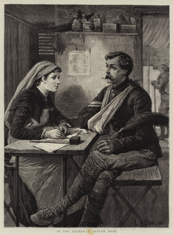In de Soedan, een brief naar huis door Charles J. Staniland