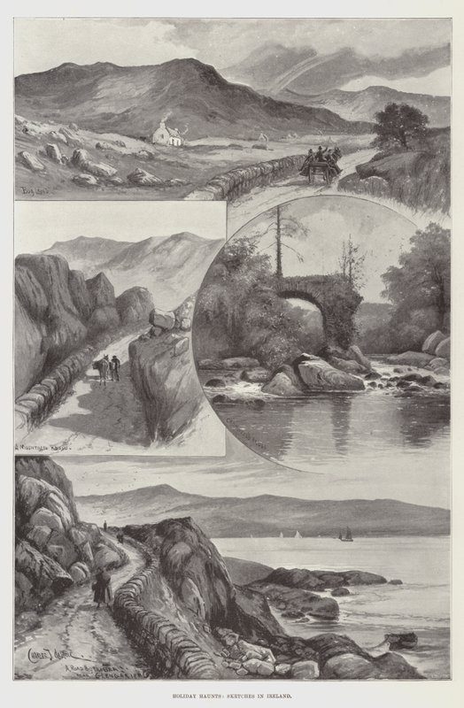 Vakantieverblijven, Schetsen in Ierland door Charles John de Lacy
