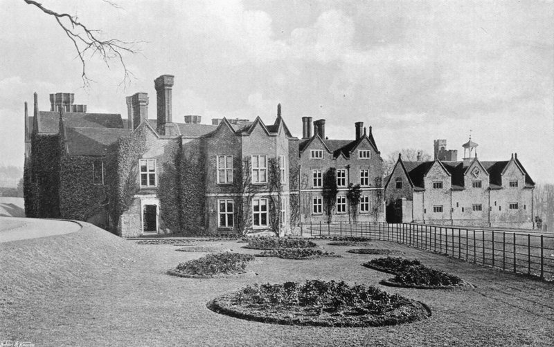 Huis en Stallen door Charles Latham