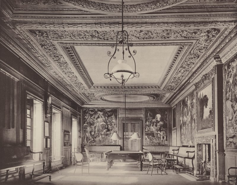 Huis in Eltham, de tekenkamer door Charles Latham