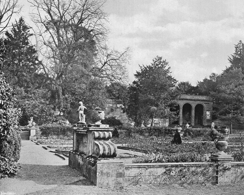Buiten de Italiaanse Tuin door Charles Latham