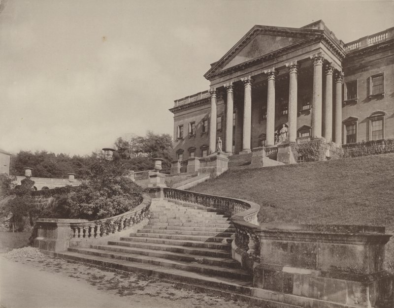Prior Park, Bath, de Tuinzijde door Charles Latham