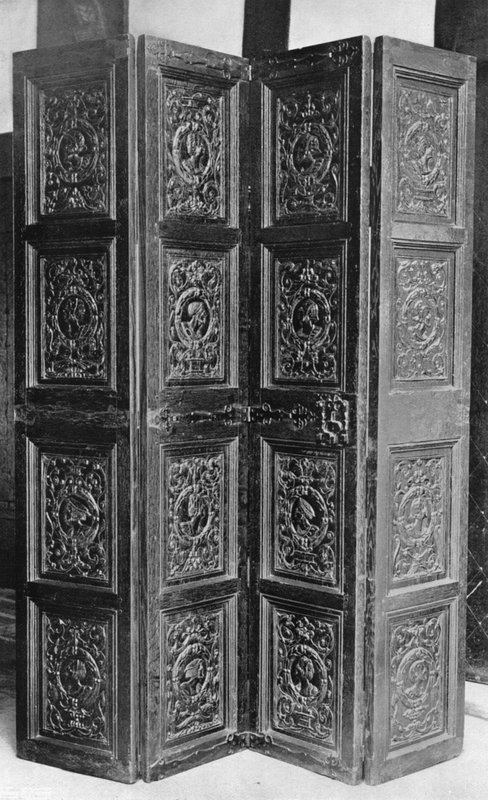 Scherm in Speke Hall, Lancs door Charles Latham