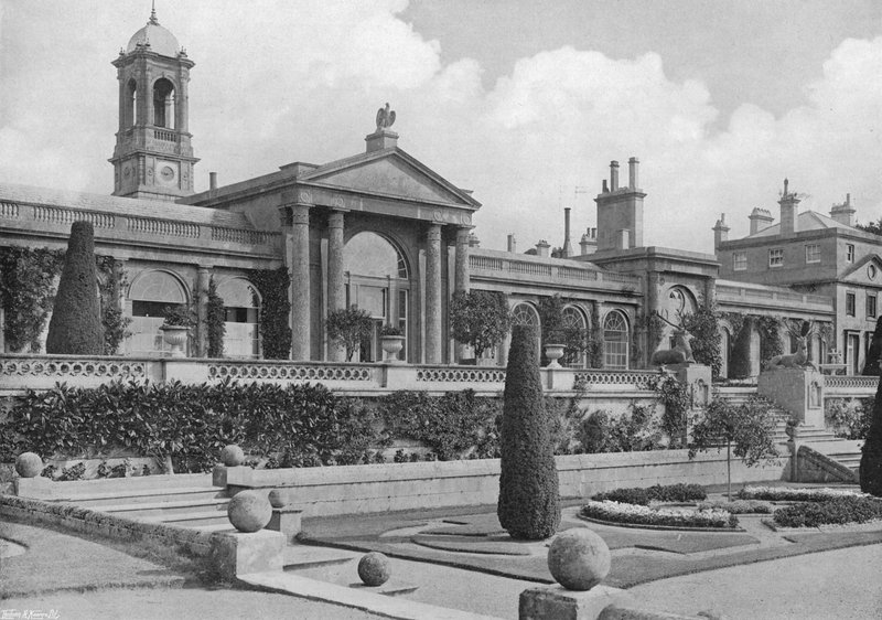 Het Oranjerieterras door Charles Latham