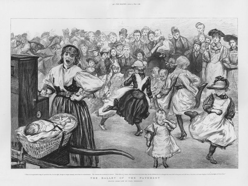 Het ballet van de stoep door Charles Paul Renouard