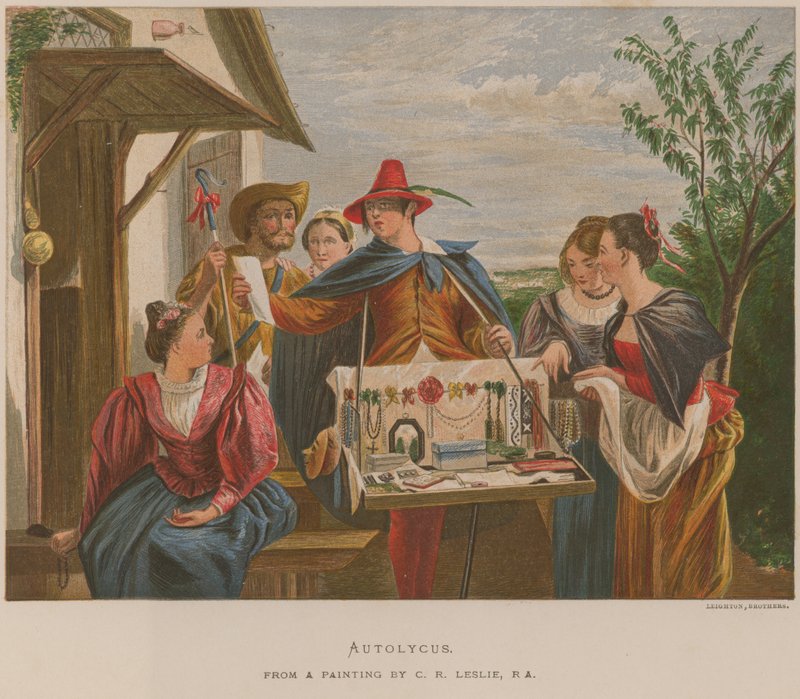Autolycus door Charles Robert Leslie