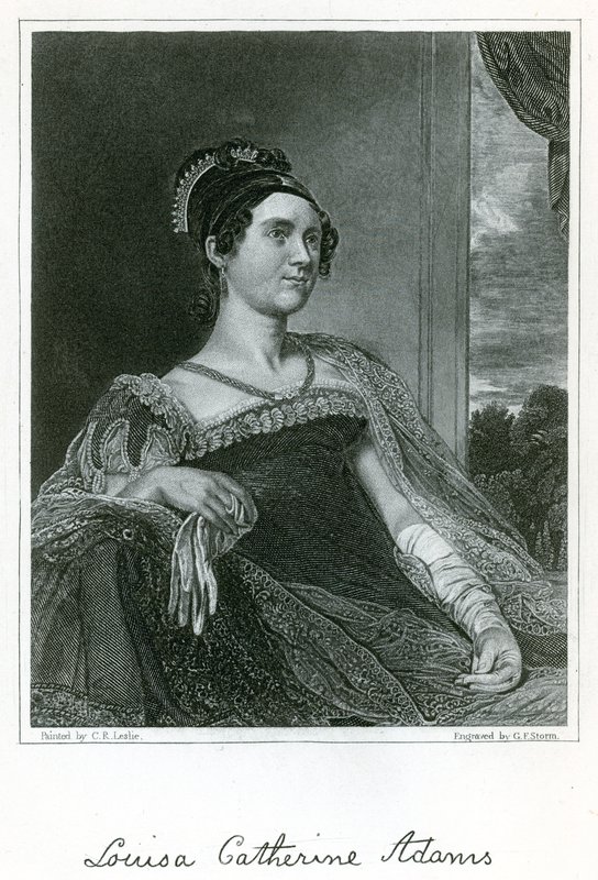Louisa Catherine Adams (gravure) door Charles Robert Leslie