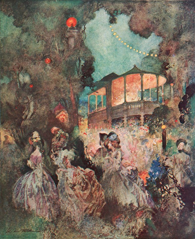 Het Orkest, Vauxhall Gardens door Charles Robinson