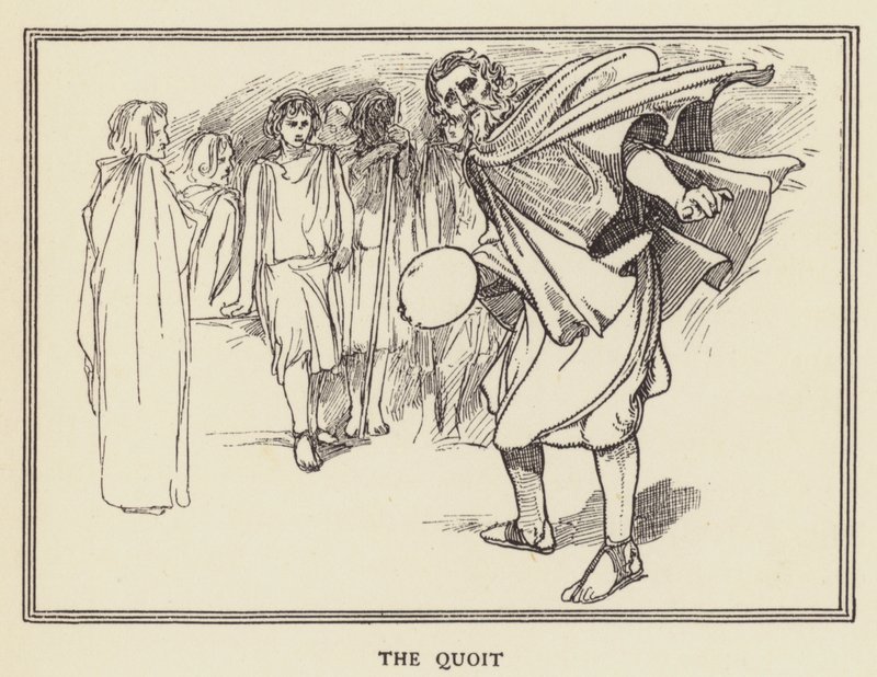 De discus door Sir John Charles Robinson