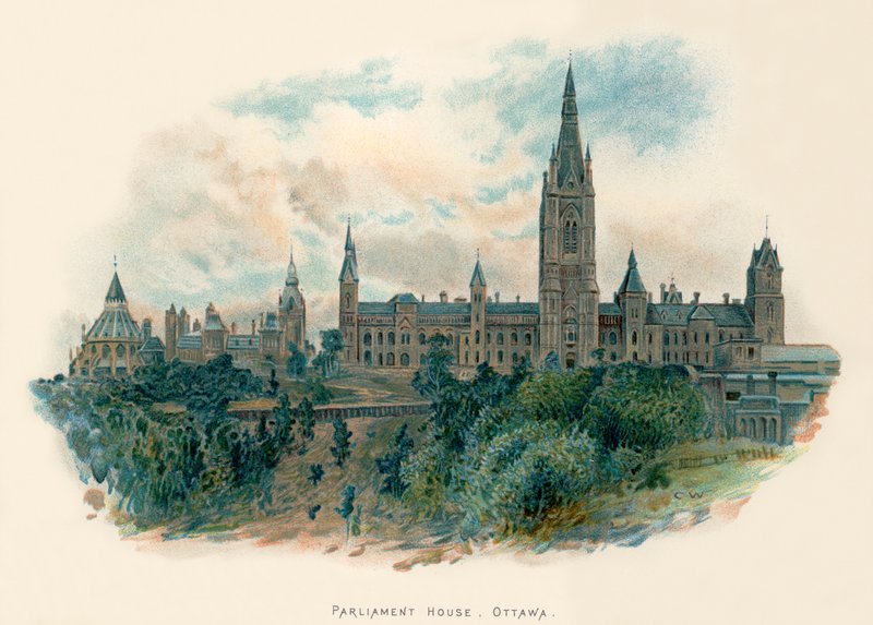 Parlementsgebouw, Ottawa door Charles Wilkinson