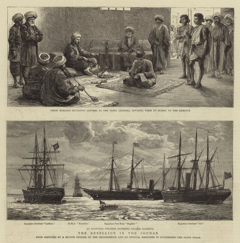 De Opstand in de Soedan door Charles William Wyllie