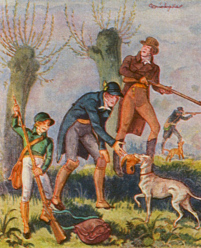 Snipjacht door Christophe (1856 1945)