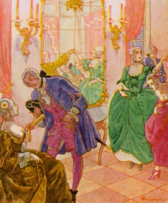 Menuet door Christophe (1856 1945)