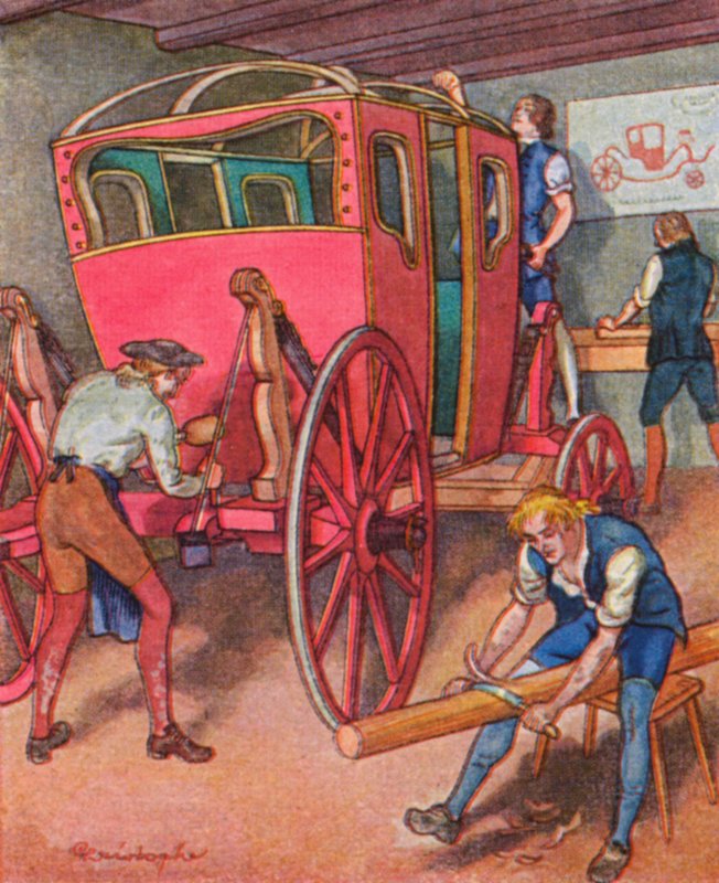 Stellmacherei door Christophe (1856 1945)