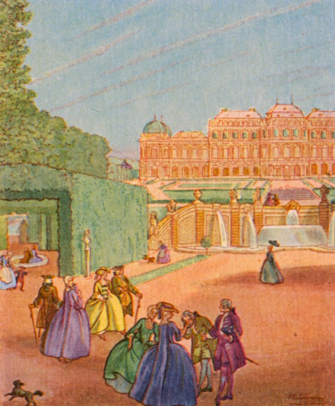 Wasserkunste / Waterkunst door Christophe (1856 1945)