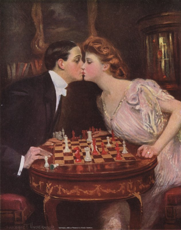 De Kus door Clarence F. Underwood