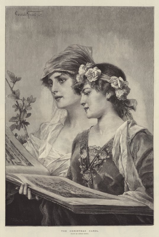 Het Kerstlied door Conrad Kiesel