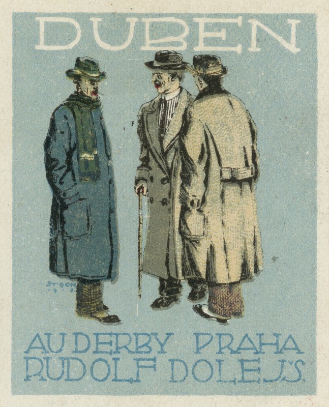 April. Au Derby Rudolf Dole mode, Praag door Czech School