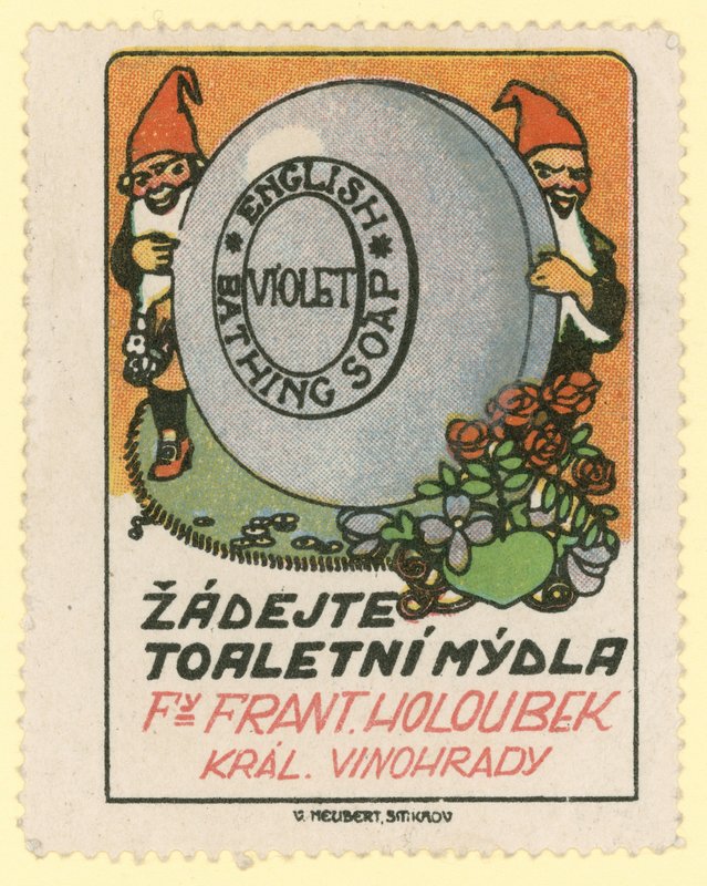 Frantisek Holoubek Violet Engelse badzeep door Czech School