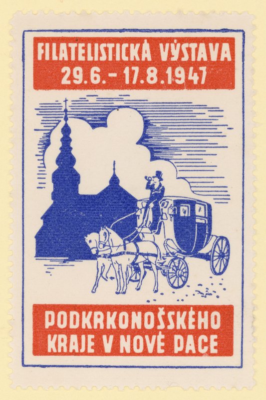 Filatelistische tentoonstelling, Tsjechoslowakije, 1947 door Czech School