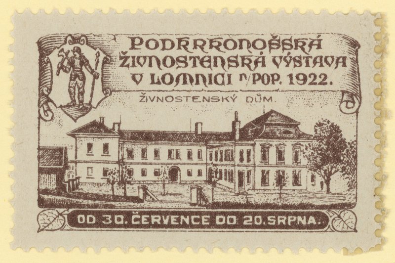 Handelstentoonstelling, Lomnica., Tsjechoslowakije, 1922 door Czech School