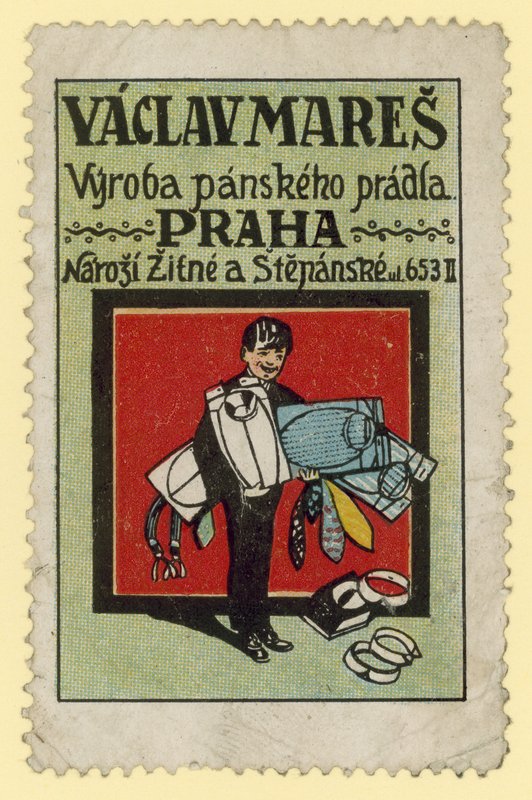 Vaclav Mares, fabrikanten van herenkleding, Praag door Czech School