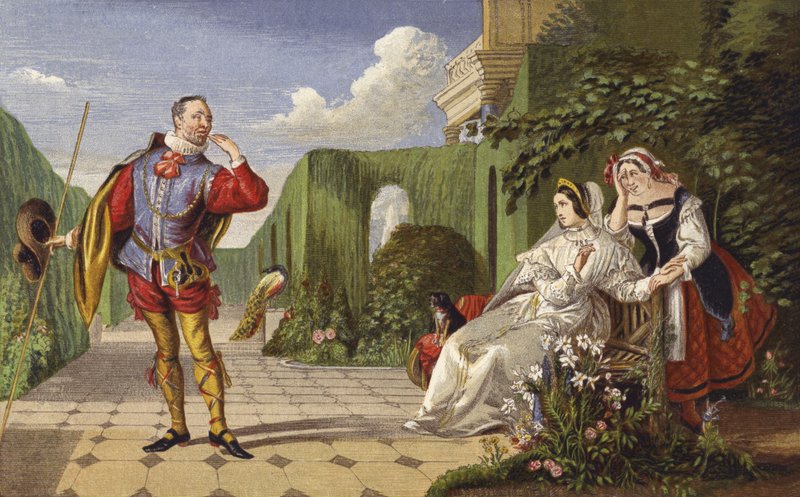 Malvolio en de Gravin door Daniel Maclise