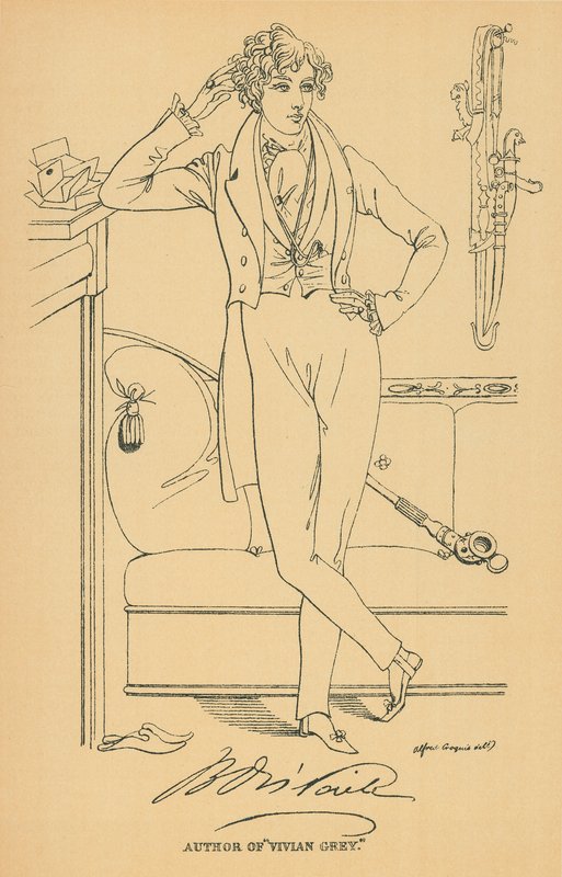 Benjamin Disraeli door Daniel Maclise
