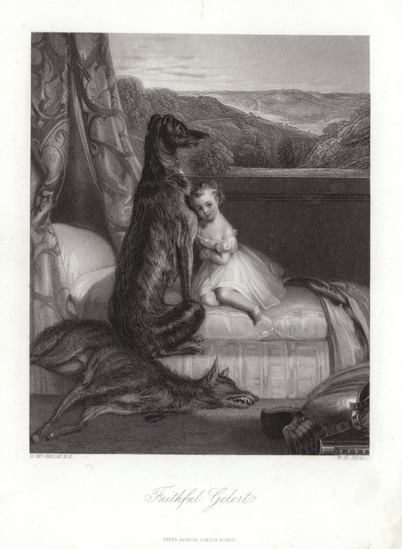 Trouwe Gelert door Daniel Maclise