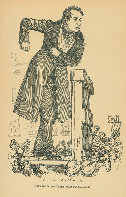 Sir John C Hobhouse door Daniel Maclise