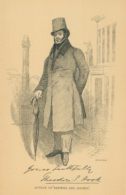 Theodore E Hook door Daniel Maclise
