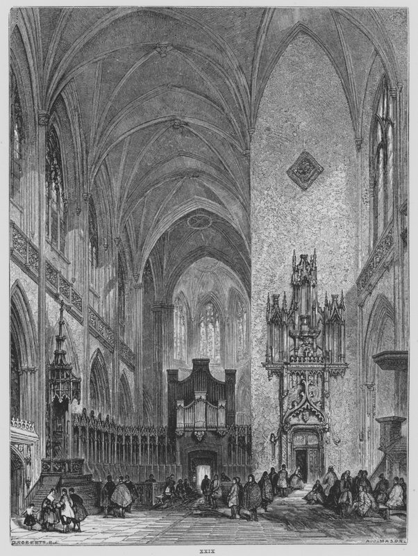 John Milton, Il Penseroso (gravure) door David (after) Roberts