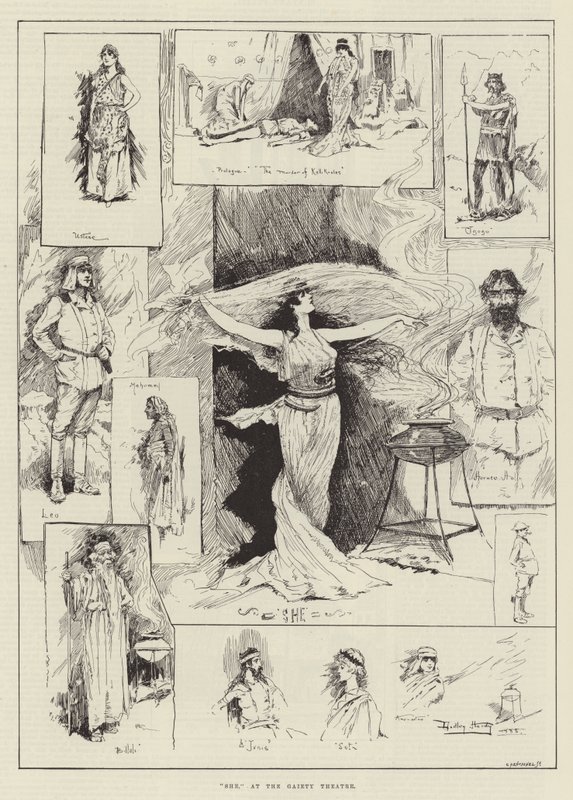 Zij, in het Gaiety Theatre door David Hardy