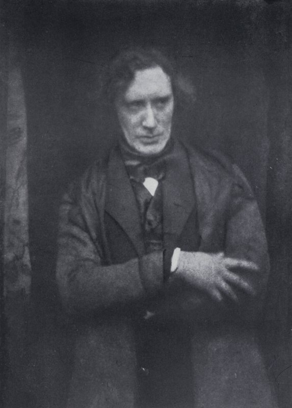 De schilder David Scott, RSA door David Octavius Hill