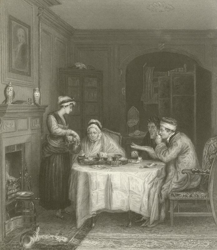 Het Ontbijt door David Wilkie