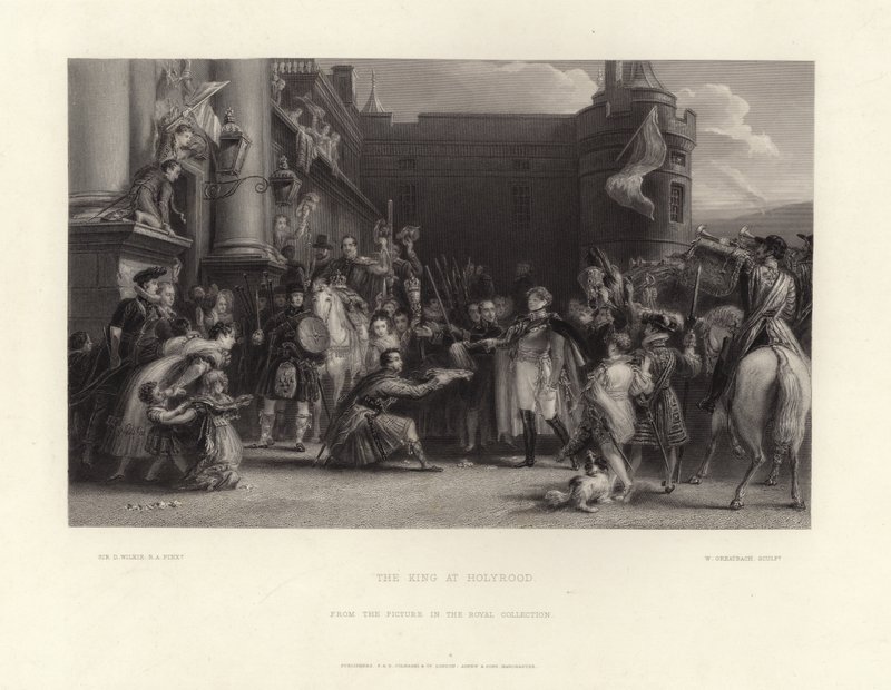 De Koning bij Holyrood door David Wilkie