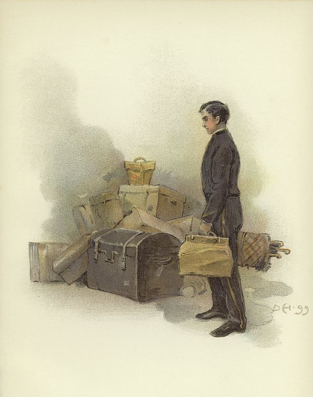 Bagagejongen bij Claridge