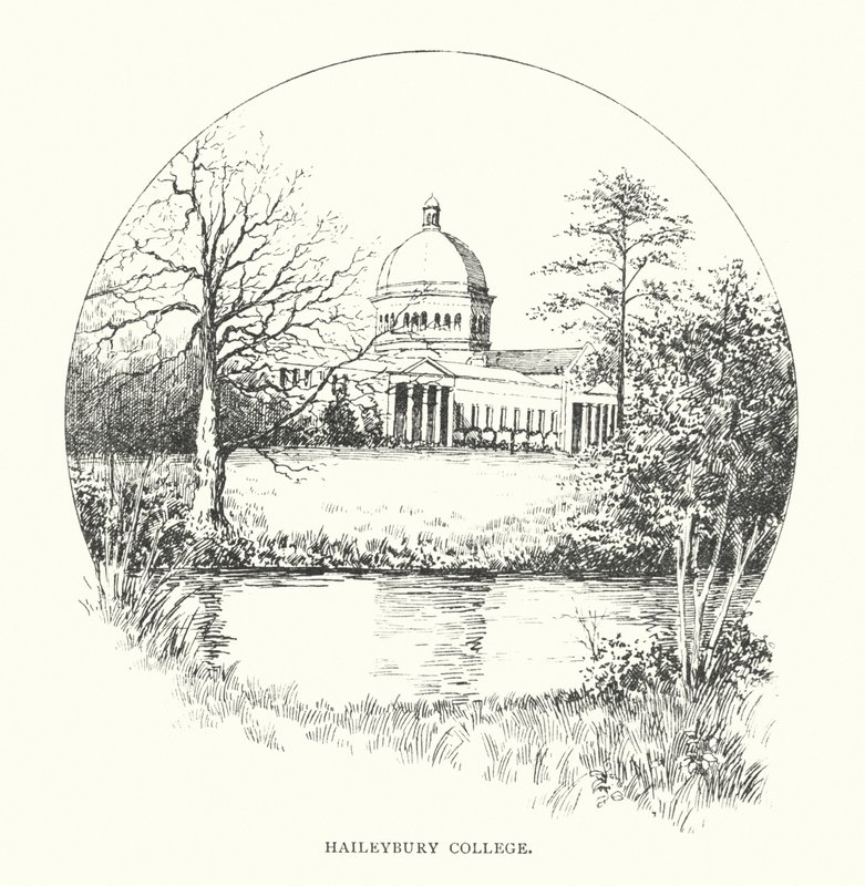 Haileybury College (litho) door Duncan Moul