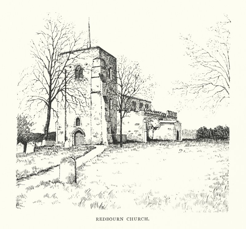 Redbourn Kerk door Duncan Moul