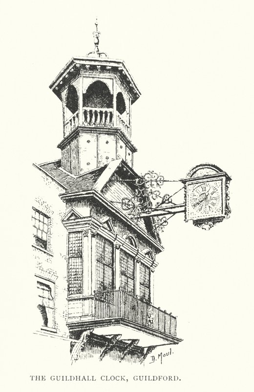 De Guildhall-klok, Guildford door Duncan Moul