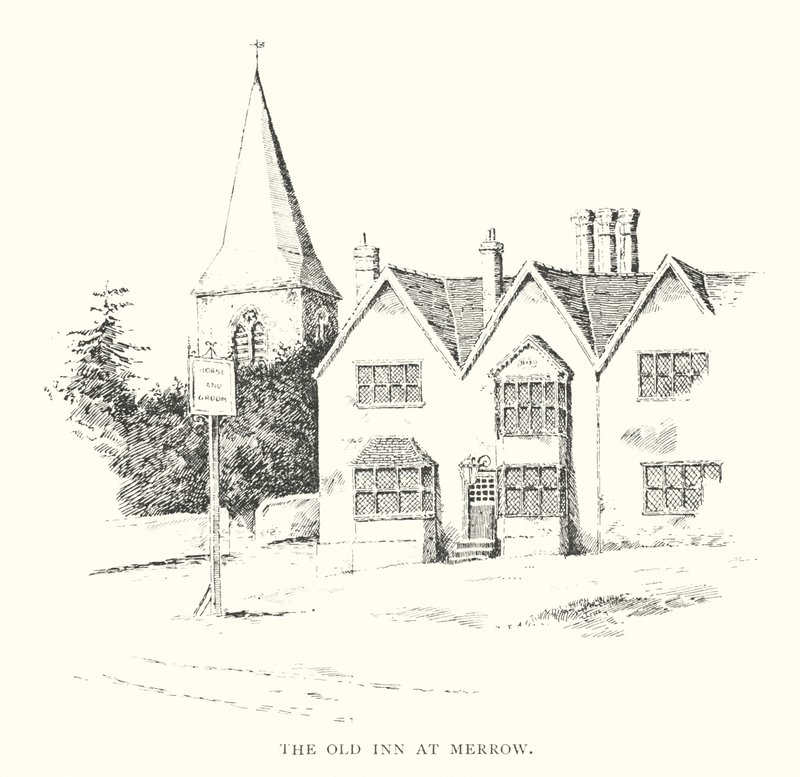 De oude herberg in Merrow door Duncan Moul