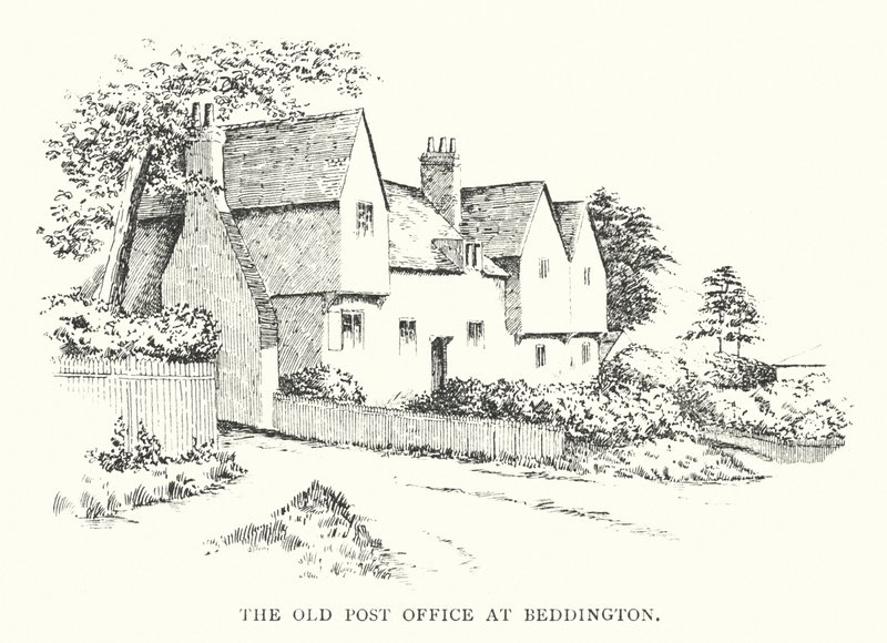 Het oude postkantoor in Beddington door Duncan Moul