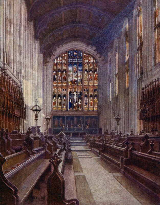 Eton: Upper Chapel door E. D. Brinton