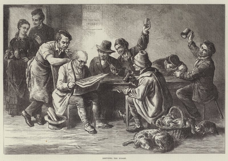De Begroting Bespreken door Ebenezer Newman Downard