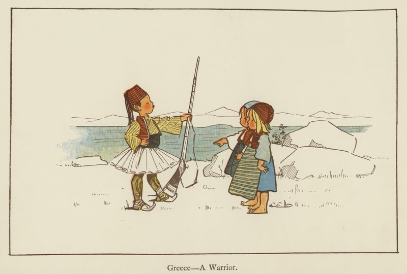 Griekenland, een krijger door Edith Farmiloe