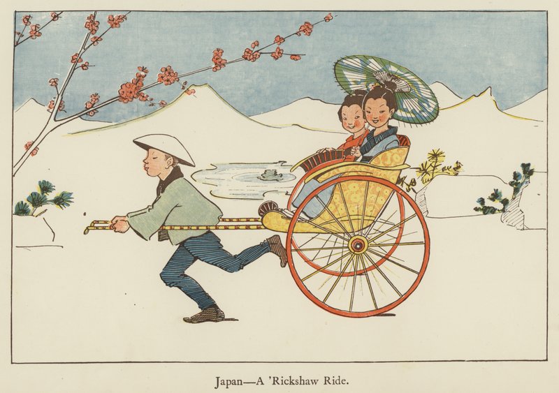 Japan, een riksjarit door Edith Farmiloe