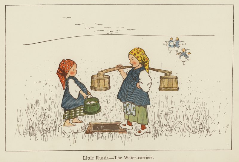 Klein Rusland, de waterdragers door Edith Farmiloe