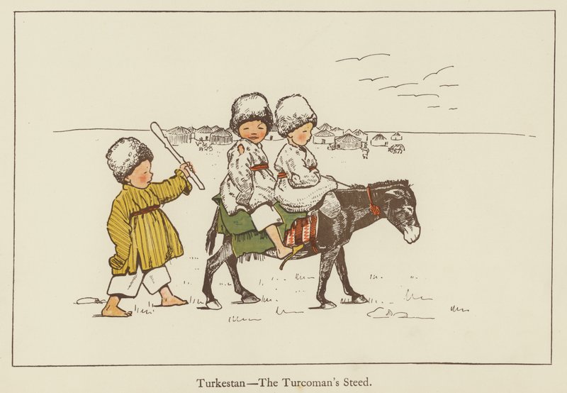 Turkestan, het paard van de Turcomanen door Edith Farmiloe