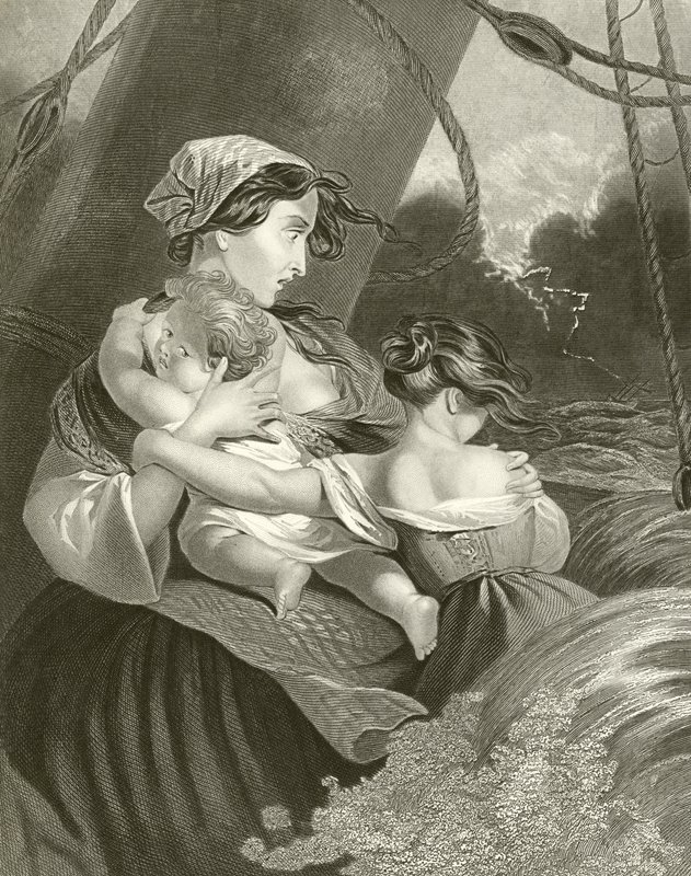 De storm door Edmund Thomas Parris